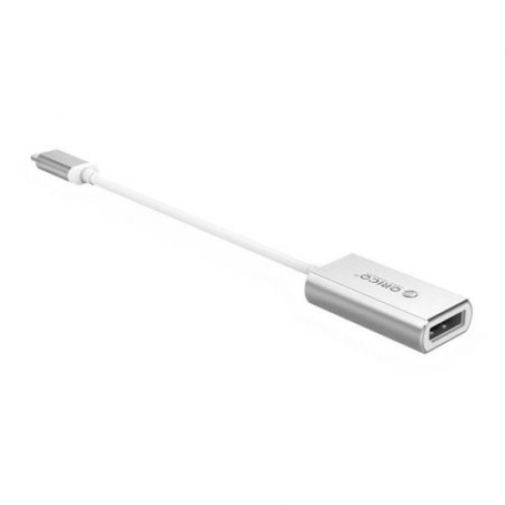 Orico XC-103 adapter, C típusú USB dugasz-DP aljzat adapter, 0,15 m, ezüst