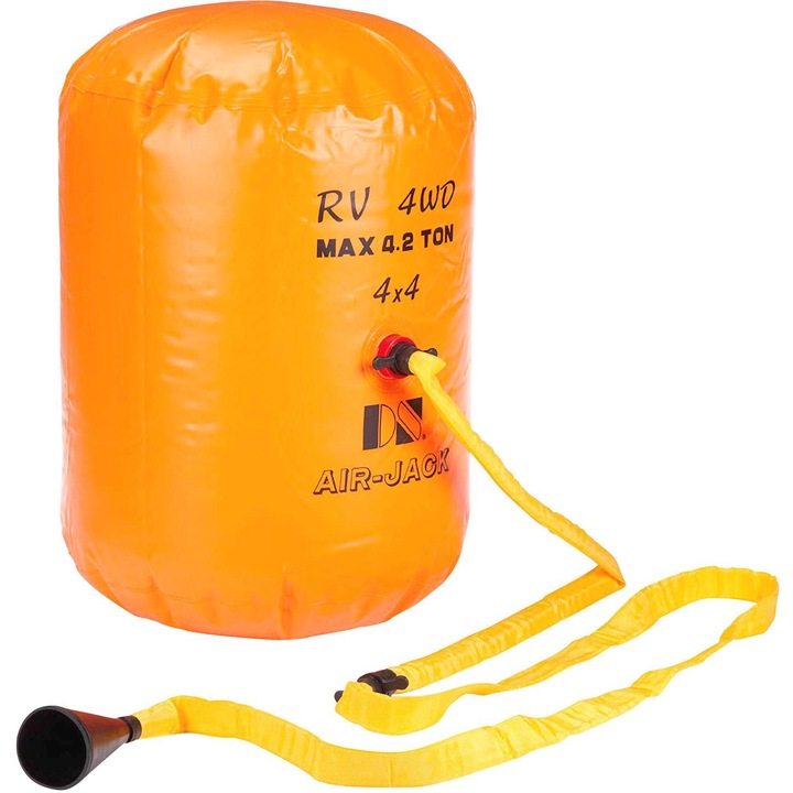 Cric perna aer, balon pneumatic pentru masini de teren, 4,2 tone, umflare gaze esapament