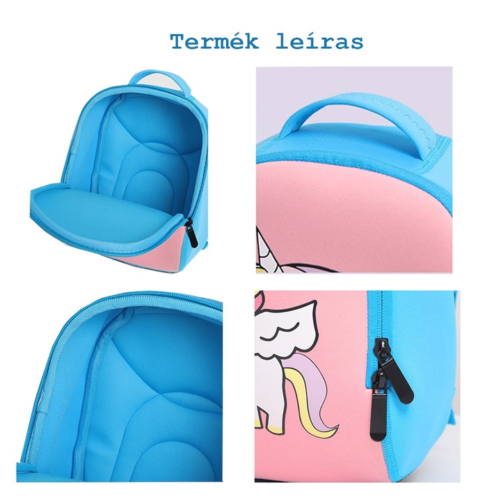 Детска раница Dolcini, ученическа, елегантна, водоустойчива, розова