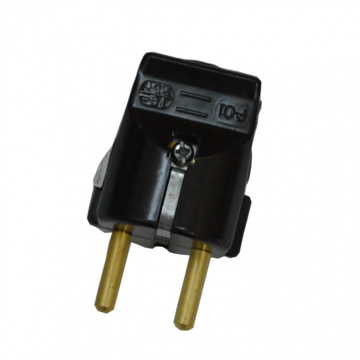 Adaptor priza, Lightex, 16A, Bachelit, Negru