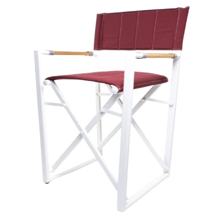 Scaun, de director, din aluminiu, 85 cm