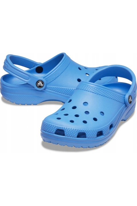 Saboti dama, Crocs, Material sintetic, Albastru, 38.5 EU