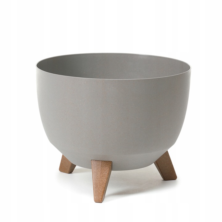 Róma virágcserép 40 cm-es szürke_eco