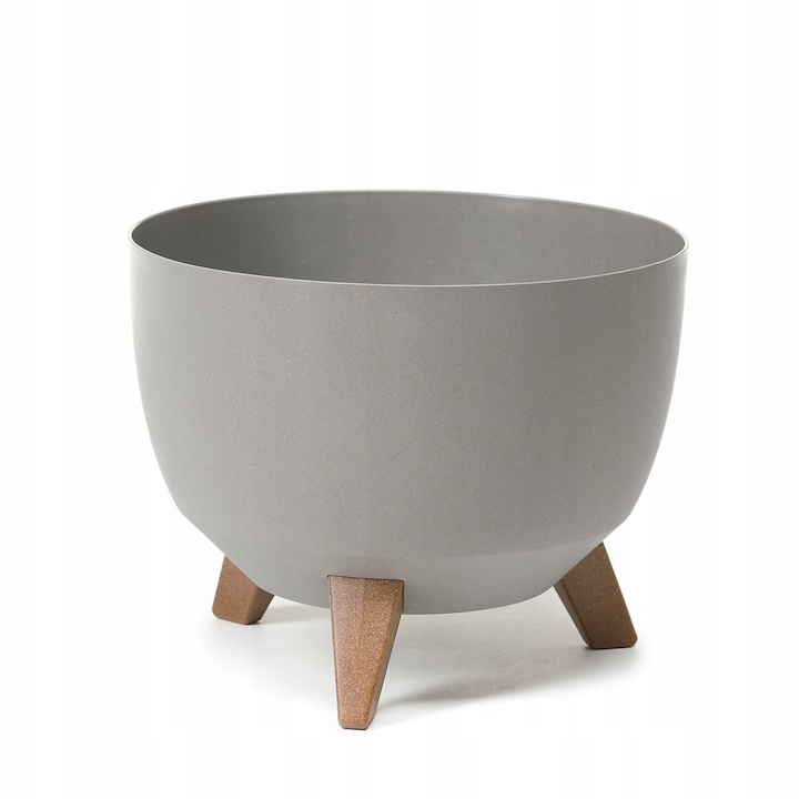 Róma virágcserép 40 cm-es szürke_eco