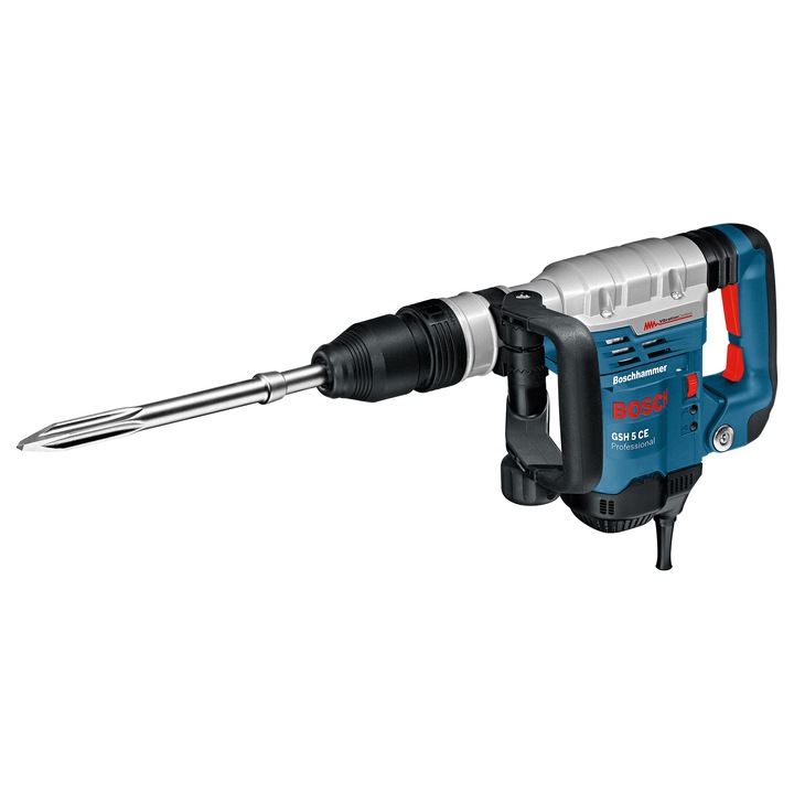 Къртач Bosch Professional GSH 5 CE с SDS-max, 1150 W, 2900 ppm, 8.3 J, Транспортен куфар