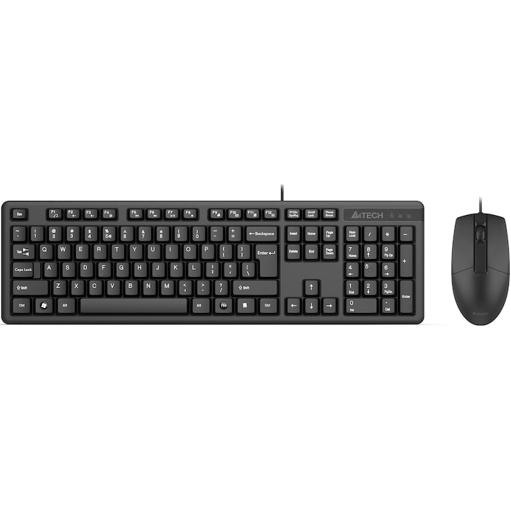 Комплект A4TECH KK-3330, Черен, USB