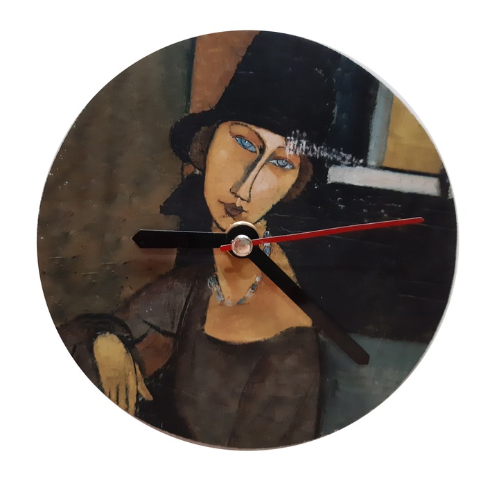 Keret nélküli falióra THINKERS LADY, átmérő 12,5 cm x 0,5 cm, mágneses tartó