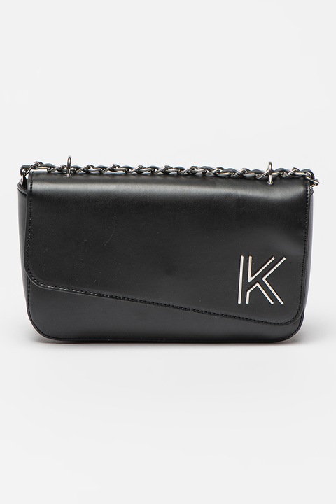 Kendall + Kylie, Geanta crossbody cu bareta lant Silva, Negru