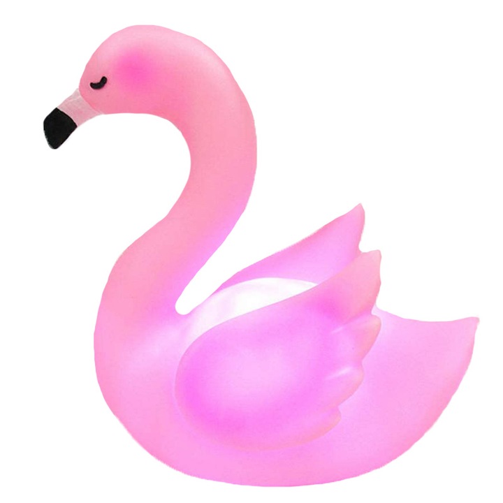 Flamingo éjszakai lámpa Midex D30174, rózsaszín