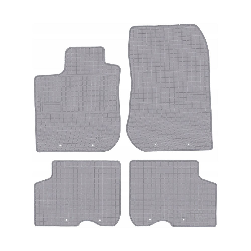 Set Covoare Cauciuc Interior Premium Gri Dedicat Dacia Logan Ii Dupa