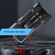 Husa de protectie pentru Xiaomi 11 Lite, Tech Performance Design, Shield Armor, Hard TPU, Tank Stand, Top Protection, Negru