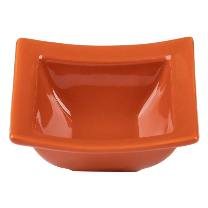 Bol ceramica portocaliu, 85 ml