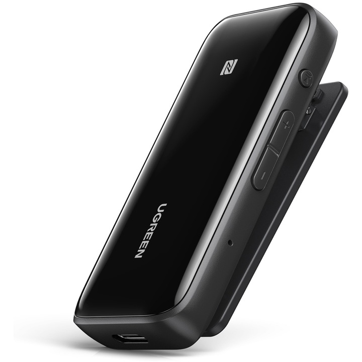 Адаптер Ugreen CM402 80895 аудио, Bluetooth 5.0, aptX, HD, DAC, SBC, 3.5mm mini jack, черен
