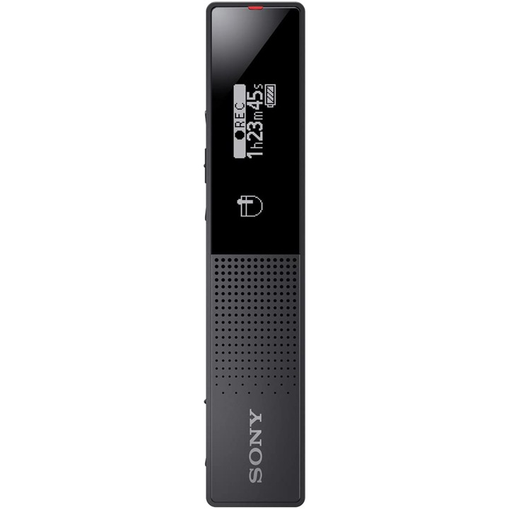 Reportofon digital Sony ICD-TX660, 16GB, USB Type-C, Negru