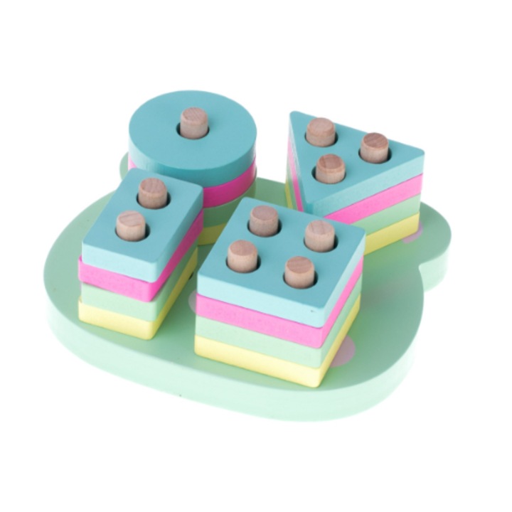 Интерактивна детска играчка, Дърво, Зелено