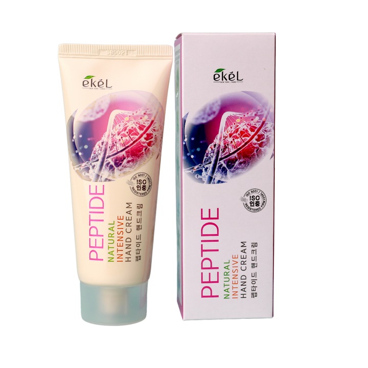 Crema intensiva de maini, cu peptide, Ekel, 100ml