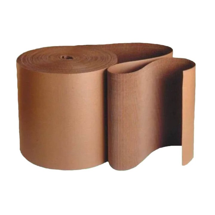 Rola Carton Ondulat CO2 MegaCart, 1.05x57 m, 240 g/m², Natur