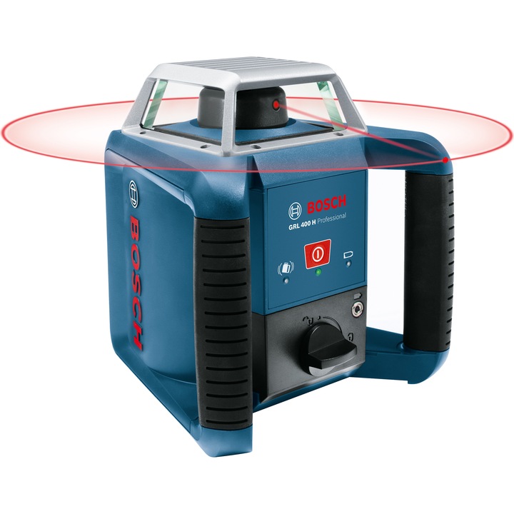 Nivela laser rotativa Bosch Professional GRL 400 H, 0.08mm/mp, 2x1.2V