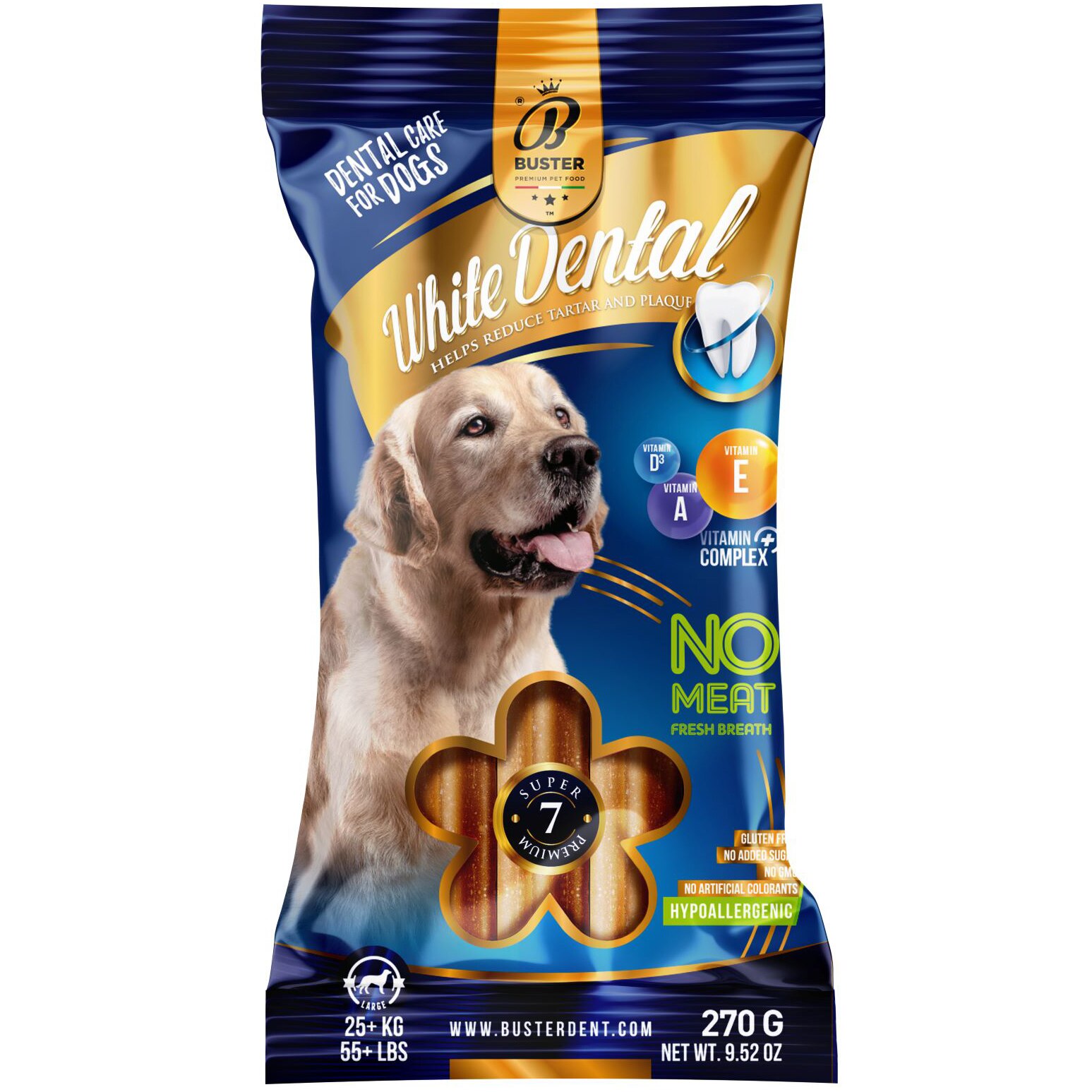 Buster Dental Vitamin Komplex, 270 g eMAG.hu