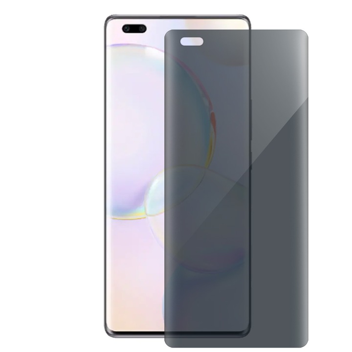 SILKASE UV üvegfólia Honor 50 Pro-hoz, teljes ragasztó, teljes kijelző, adatvédelem