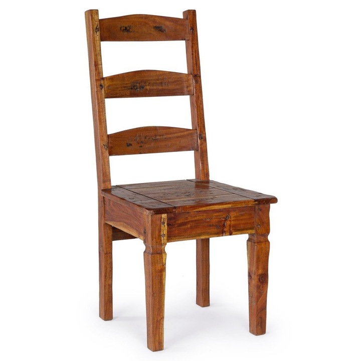 Scaun din lemn maro Chateaux 45 cm x 45 cm x 105 h x 46 h1