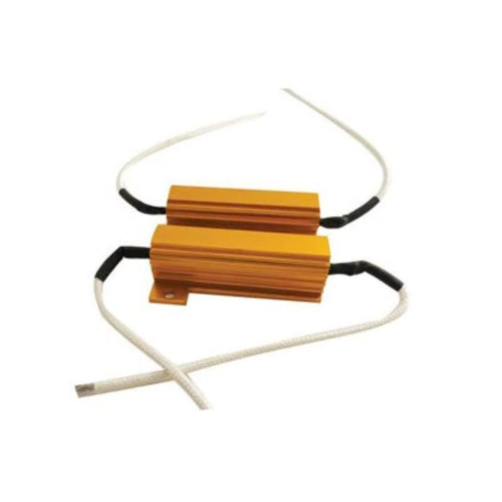 Anulator eroare bec ars, rezistenta Leduri, 12V 50W, 8Ohm, CA6061 247Lighthing