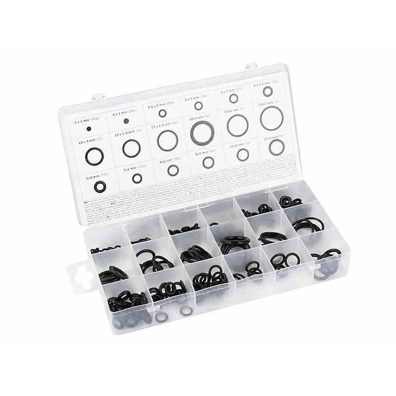 Set oringuri negre 225 bucati metric, 86429 Carmotion eMAG.ro