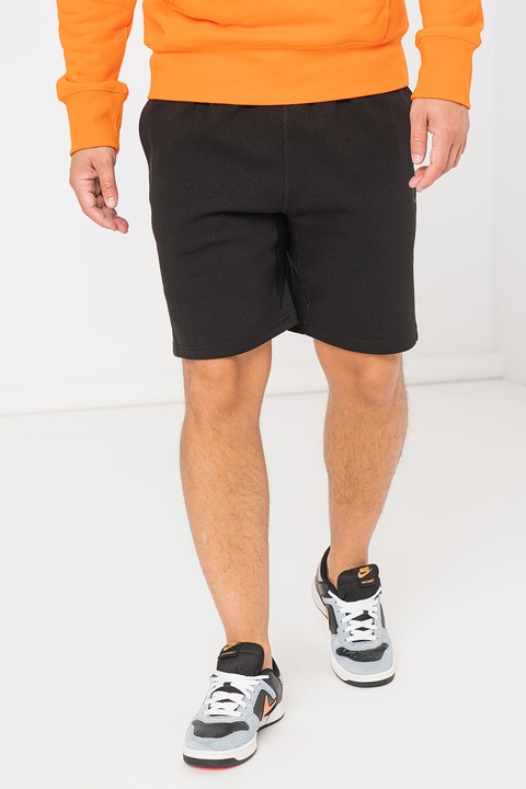 Superdry & Co, Pantaloni scurti cu buzunare oblice Code Tech, Negru