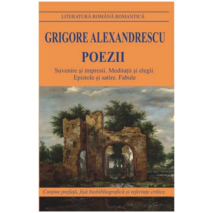 Versek, Grigore Alexandrescu (Román nyelvű kiadás)