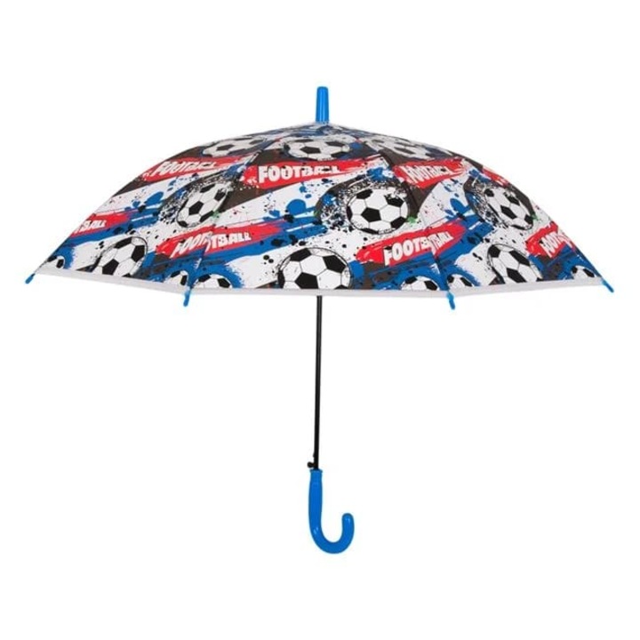 Esernyő gyerekeknek, BUR, Futball modell, 65 cm