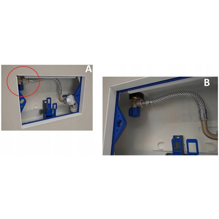 Ъглов кран за WC казан, Cersanit, LINK HI-TEC, K99-0096