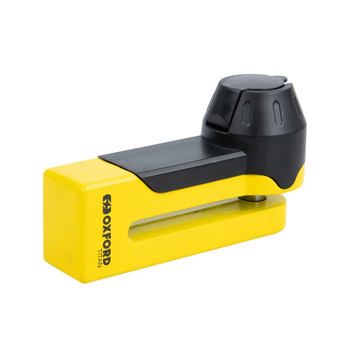 Oxford Titan lopásgátló féktárcsazár, 10mm, sárga