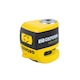 Antifurt moto/blocator disc cu alarma Oxford Quartz XA5, galben/negru