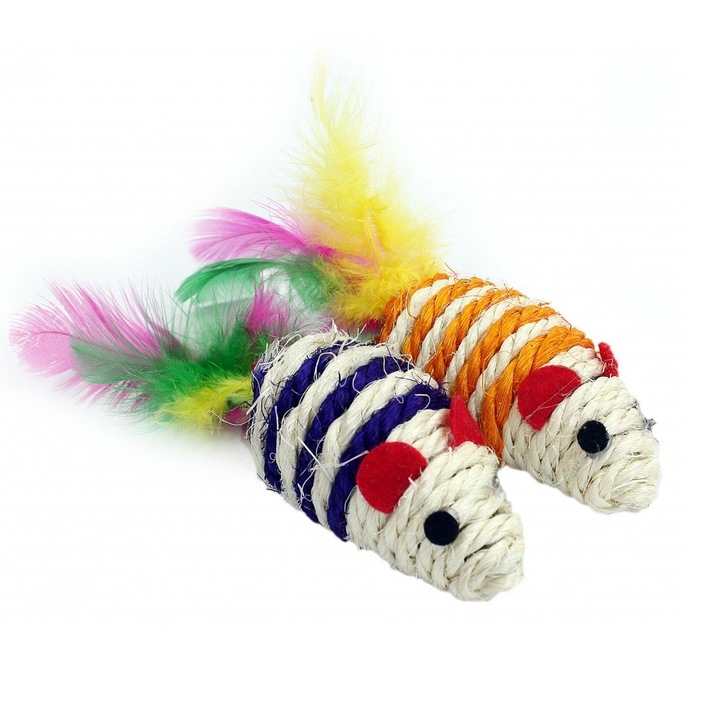 Pet Nova cicajáték, egérkészlet, 7 x 3 cm