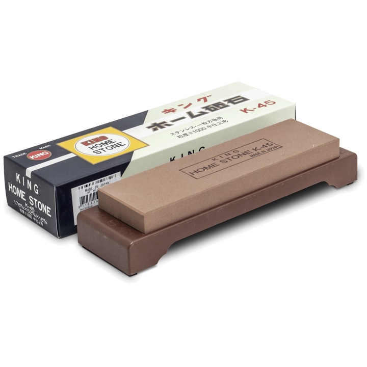 Piatra cu suport pentru ascutit cutite granulatie 1000, King