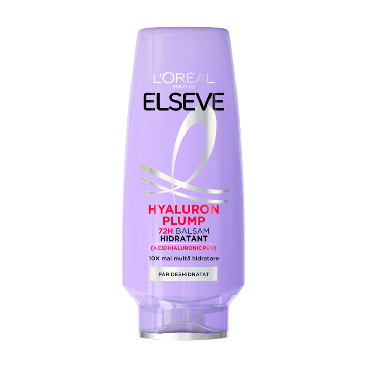 Балсам L'Oreal Paris Elseve Hyaluron Plump, Хидратиращ, За дехидратирана коса, 200 мл
