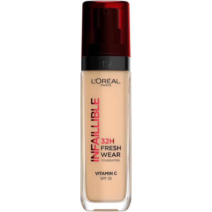 Фон дьо тен устойчив на пренасяне L'Oreal Paris Infaillible 32H Fresh Wear 210 Subton Rece, 30 мл