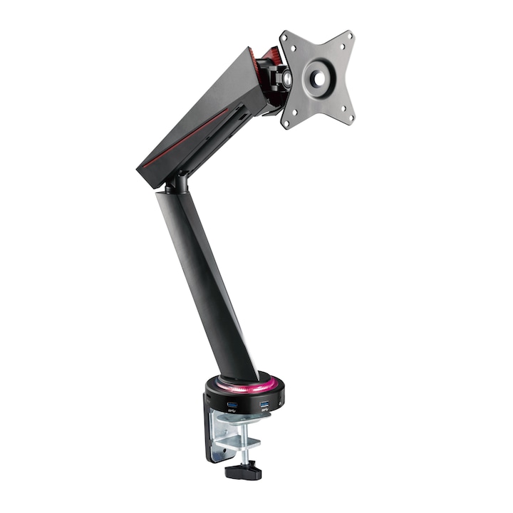 Държач за монитор с един лост за игри, Blackmount LDT39-C012U, 17 "-32", макс. 8 кг