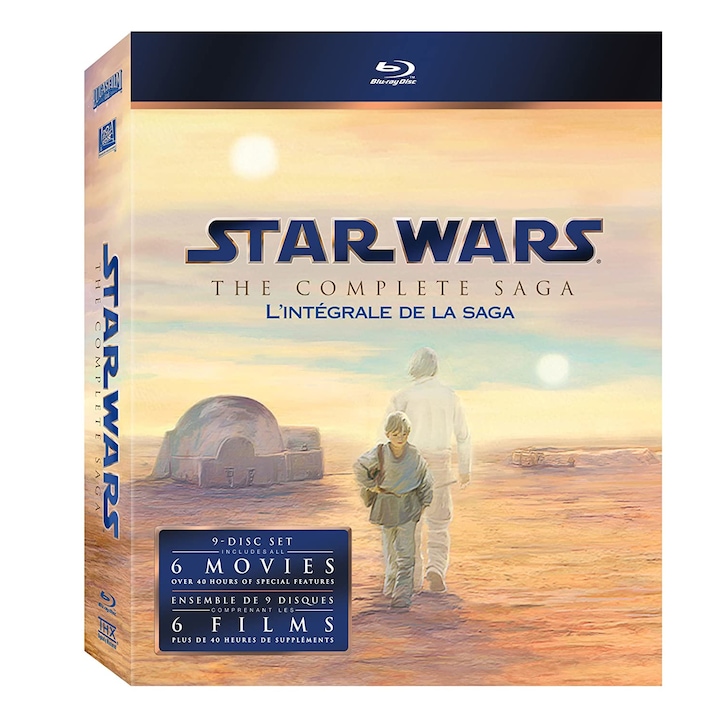 Star Wars - The Complete Saga - Az első trilógia (I-III. rész) és Star Wars - A klasszikus trilógia (IV-VI. rész) blu-ray