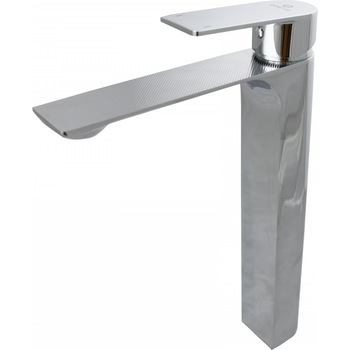 Baterie lavoar Ermetiq Stylish ER-DG114, tip stalp, cartus ceramic, Crom