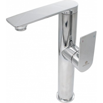 Baterie lavoar Ermetiq Stylish ER-DG115, tip stalp, cartus ceramic, Crom