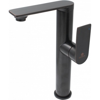 Baterie lavoar Ermetiq Stylish ER-DG115N, tip stalp, Negru