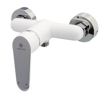 Baterie dus Ermetiq ER-A210A, cu set de dus, Alb