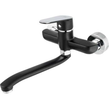 Baterie cada Ermetiq ER-A203N, prindere perete, pipa lunga, cartus ceramic, aertator, Negru