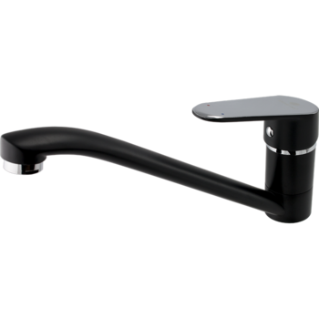 Baterie bucatarie Ermetiq ER-A205N, pipa lunga, monocomanda, Negru