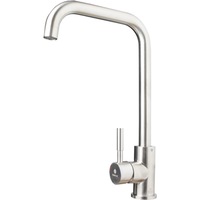 Baterie bucatarie Ermetiq ER-A420, pipa 90º, monocomanda, cartus ceramic, Inox