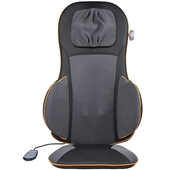 Husa de scaun pentru masaj Shiatsu Medisana MC 825 88939, 4 zone de masaj, Functie de incalzire, Infrarosu, Telecomanda, 3 trepte de masaj, 40W, Negru/Gri Husa de scaun pentru masaj Shiatsu Medisana MC 825 88939, 4 zone de masaj, Functie de incalzire, Infrarosu, Telecomanda, 3 trepte de masaj, 40W, Negru/Gri