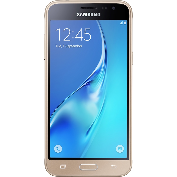 Telefon mobil Samsung Galaxy J3 (2016), Dual SIM, 8GB, 4G, Gold