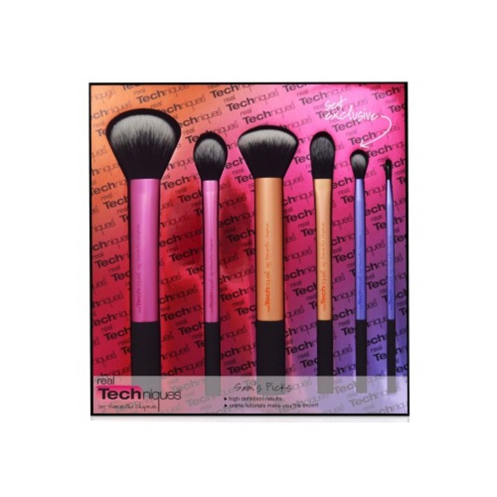 Комплект от 6 четки за грим Real Techniques - Professional Precision