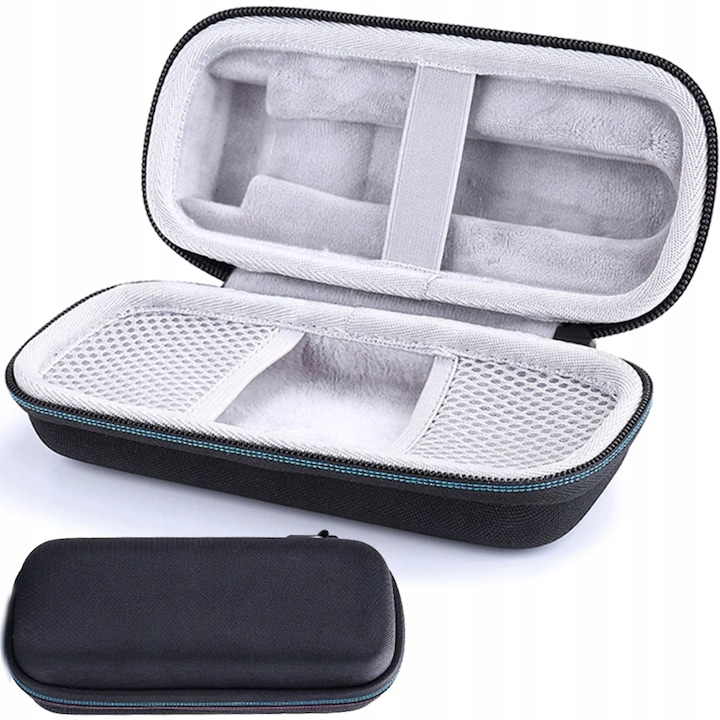 Cutie Pentru Aparat De Ras Philips OneBlade QP2520/20 QP2530, Korbi, 19x8.5x6.5, Se Potriveste Cu Usurinta Aparatul De Ras, Incarcatorul De Retea, Toate Accesoriile, Lama Inlocuibila, Calitate Superioara, Negru